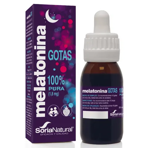 Soria natural melatonina gotas 50 ml – imagen 1