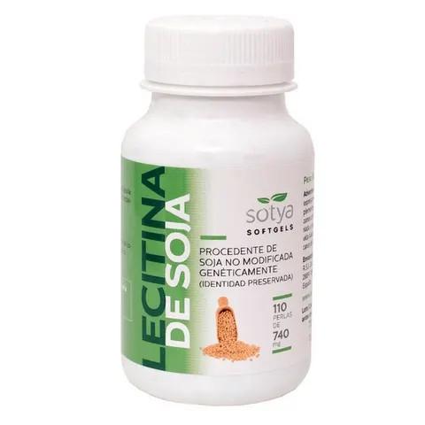 Sotya lecitina de soja 500mg. 110perlas – imagen 1
