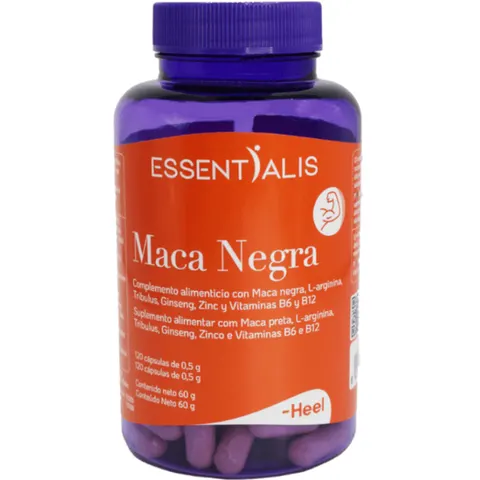 Essentialis Maca Negra 120 Cápsulas – imagen 1