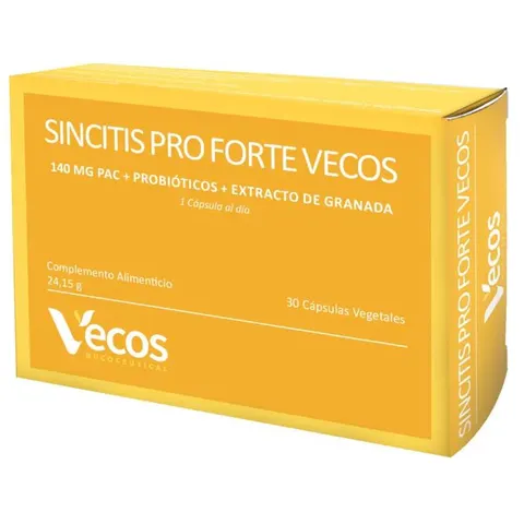 Vecos Nucoceutical Sincitis Pro Forte 30 Cápsulas – imagen 1