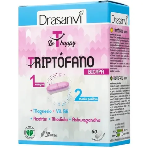Drasanvi Triptófano Bicapa 60 Comprimidos – imagen 1