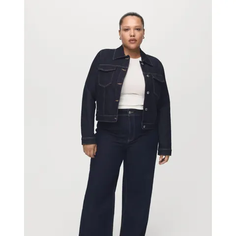 Mango High Waisted Culotte Jean – Indigo – 040880 – image 1