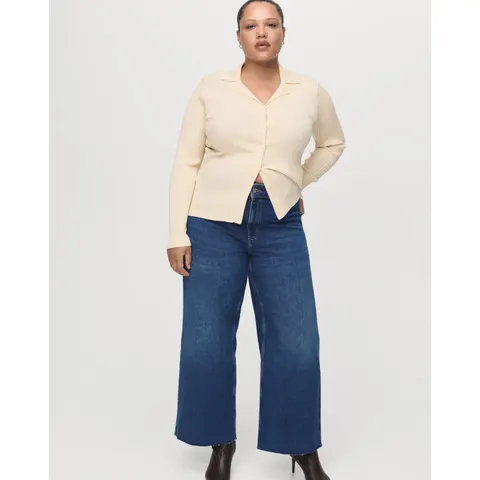 Mango High Waisted Culotte Jean – 047179 – image 1