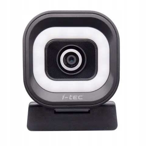 i-tec - Solomon 700 - Webcam - 4K - Ring Light - 2 microfoons - Streaming Webcam - Vloggers - Laptop & PC - Streaming - Plug & Play – afbeelding 1