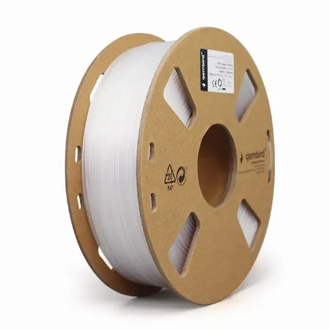 Gembird PETG Wit 1.75 mm, 1 kg – afbeelding 1