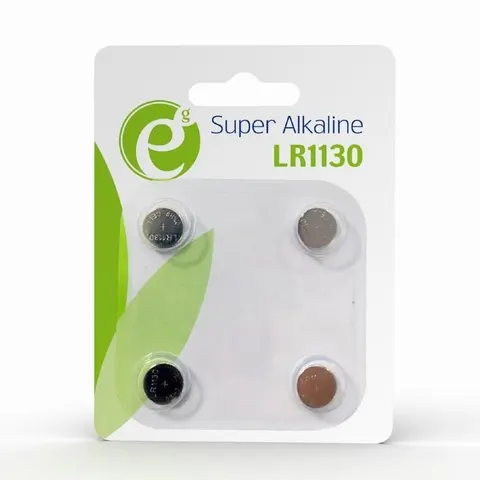 gembird Knopfzelle LR1130, 4er-Pack – Bild 1