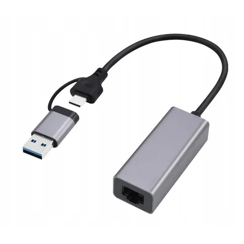 gembird USB-C to Gigabit Ethernet network LAN adapter – Bild 1