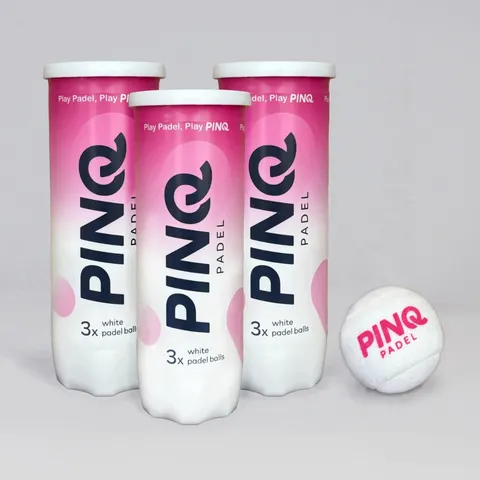 Piłki/Karton do padla Pinq White Padel white – zdjęcie 1