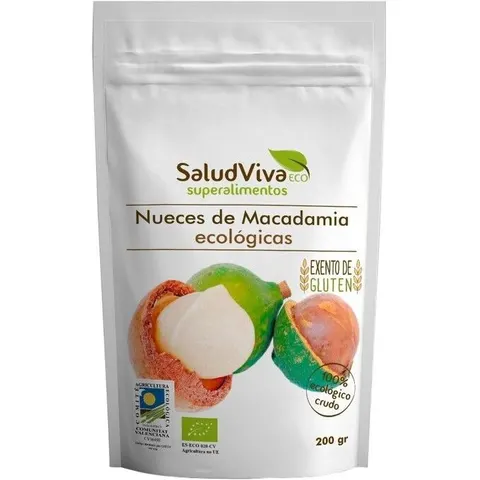 Salud Viva Macadamia Nueces Eco 200 gr – imagen 1