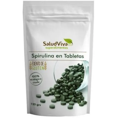 Salud viva espirulina tabletas 125gr. – imagen 1