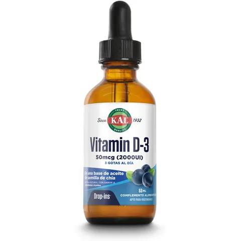 Kal Vitamina D3 2000UI Gotas 53 ml – imagen 1