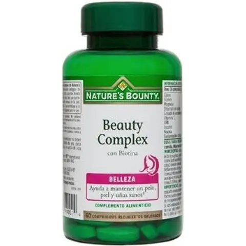 Nature's Bounty Beauty Complex con Biotina 60 Cápsulas – imagen 1
