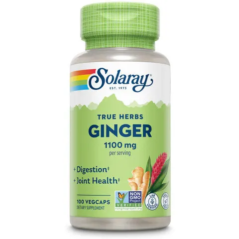 Solaray ginger 100vcap. - solaray – imagen 1