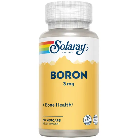 Solaray boro citrato 60cap.veg – imagen 1