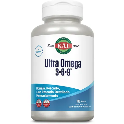 Kal Ultra Omega 3-6-9 100 Perlas – imagen 1