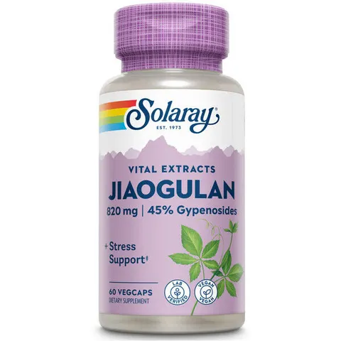 Solaray jiaogulan 60cap.veg – imagen 1