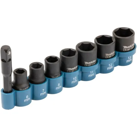 makita Stecknuss-Set 1/4", 8-teilig – Bild 1