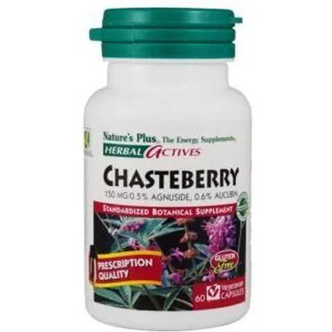NaturesPlus Herbal Actives Sauzgatillo - 60 Capsulas – imagen 1