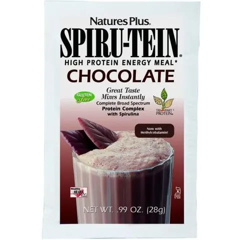 NaturesPlus Merengada Spiru-Tein de Chocolate Sobre de 28gr 28 gr – imagen 1