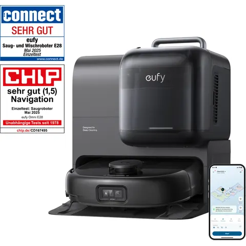 eufy Robotstofzuiger Omni E28 – afbeelding 1
