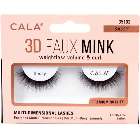 Cala Pestañas Postizas 3D Faux Sassy – imagen 1