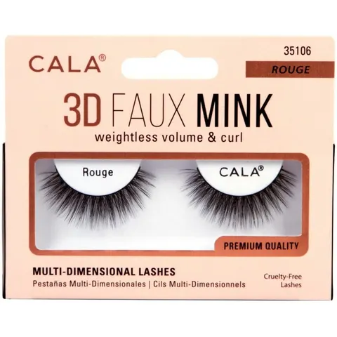 Cala Pestañas Postizas 3D Faux Rouge – imagen 1