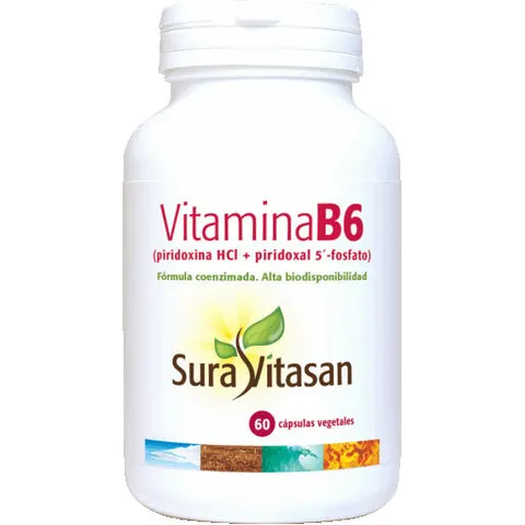 Sura Vitasan Vitamina B6 60 Caps – imagen 1