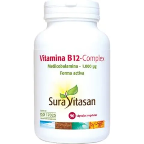Sura vitasan vitamina b12 complex 90vcap. – imagen 1
