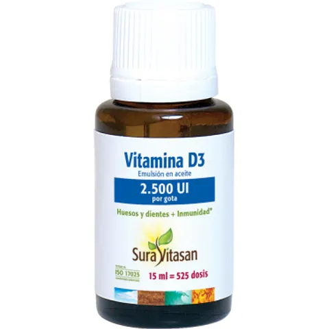 Sura Vitasan Vitamina D3 2500Ui 15 ml – imagen 1