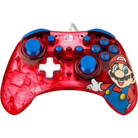 Rock Candy Nintendo Switch Controller - Mario – afbeelding 1