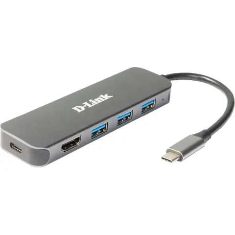 D-Link USB-C Hub 5-in-1 HDMI DUB-2333 ; dlink) – Bild 1