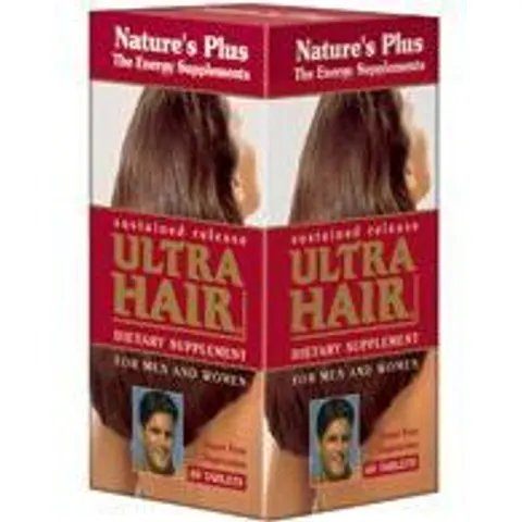 NaturesPlus Ultra Hair Plus con MSM 60 comp – imagen 1