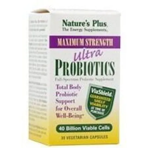 NaturesPlus Ultra Probiotico para Vegetarianos 30 Capsulas – imagen 1