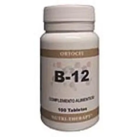 Ortocel Nutri-Therapy Vitamina B-12 500Mcg. 100Comp. – imagen 1