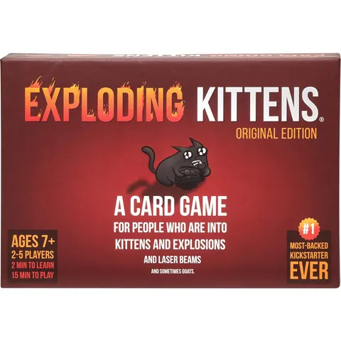 Exploding Kittens Original Edition - Engelstalig Kaartspel – afbeelding 1