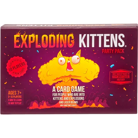Exploding Kittens Party Pack - Engelstalig Kaartspel – afbeelding 1