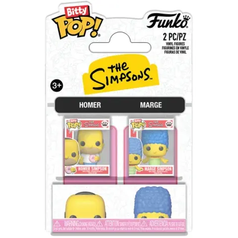 Bitty Pop - The Simpsons - Homer ; Marge 2 Pack by Funko – image 1