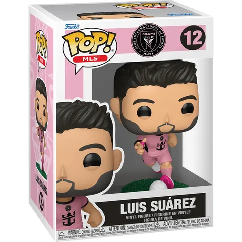 Pop Vinyl - Inter Miami - Luis Suarez (Pink) - Funko – image 1