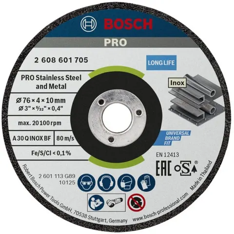 BOSCH Schruppscheiben Expert for Inox – Bild 1