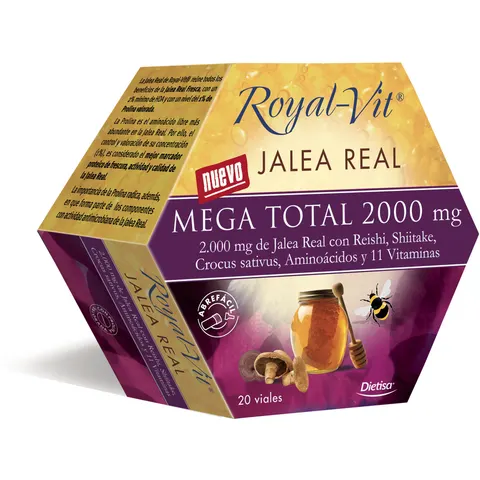 Dietisa jalea real royal vit mega total 2000mg. 20amp – imagen 1