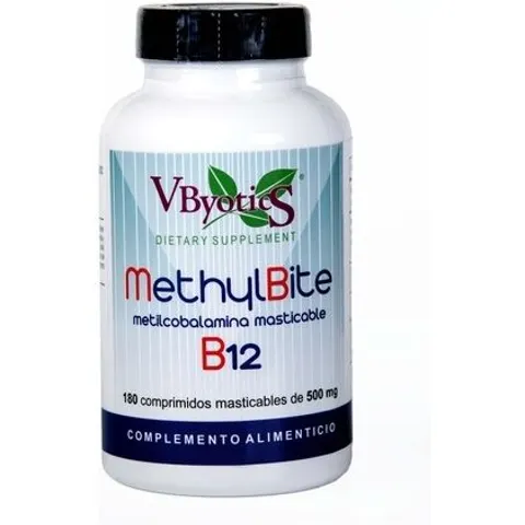 Vbyotics methylbite metalcobalamina b12 180comp. – imagen 1