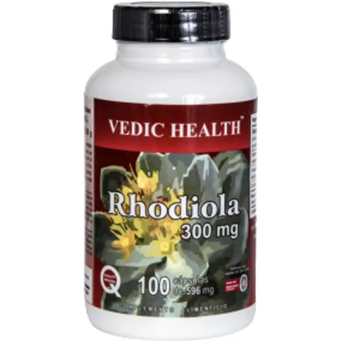 Vedic Health Rhodiola 100 Cápsulas – imagen 1