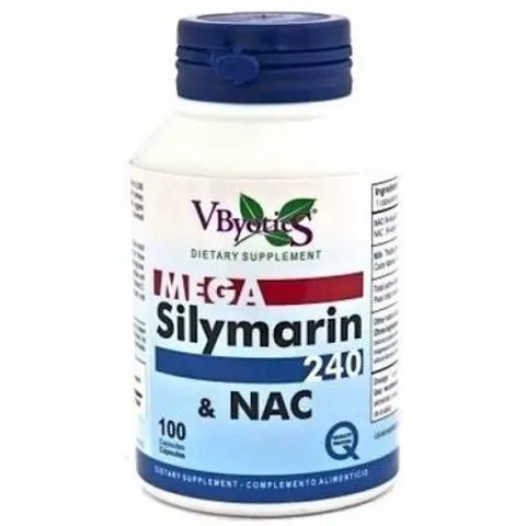 Vbyotics mega silimarina 240mg 100cap. – imagen 1