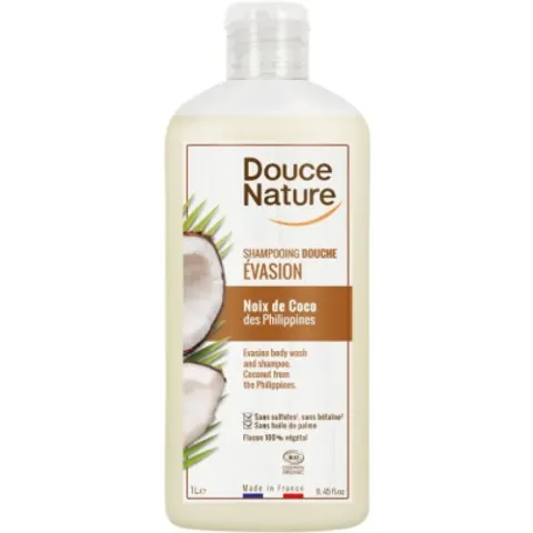 Douce Nature Champú gel Coco Bio 1 L – imagen 1