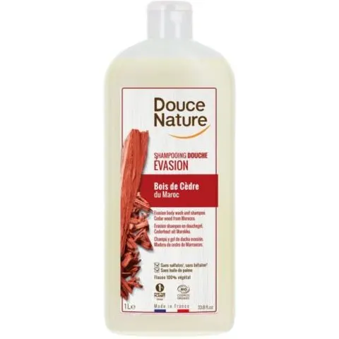 Douce Nature Champú gel Cedro Bio 1 L – imagen 1