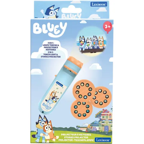 Verhalenprojector en zaklamp Bluey – afbeelding 1