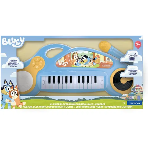 Bluey Fun Electronic Keyboard met verlichting – afbeelding 1
