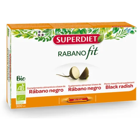Superdiet Super Diet Rabanofit Organic 20x15 ml – imagen 1
