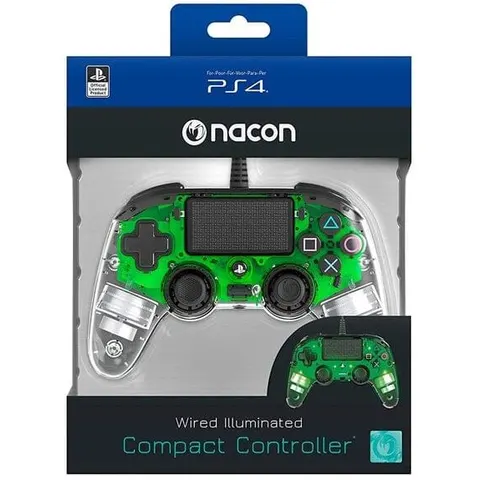 Nacon Light Edition; Gaming Controller – Grün – Bild 1