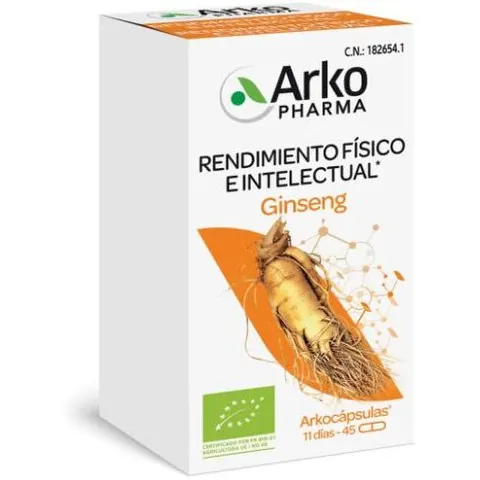 Arkopharma Arkocápsulas Ginseng 45 Cápsulas – imagen 1